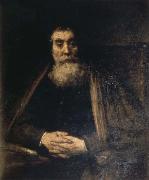REMBRANDT Harmenszoon van Rijn Portrait of an Old man Germany oil painting artist
